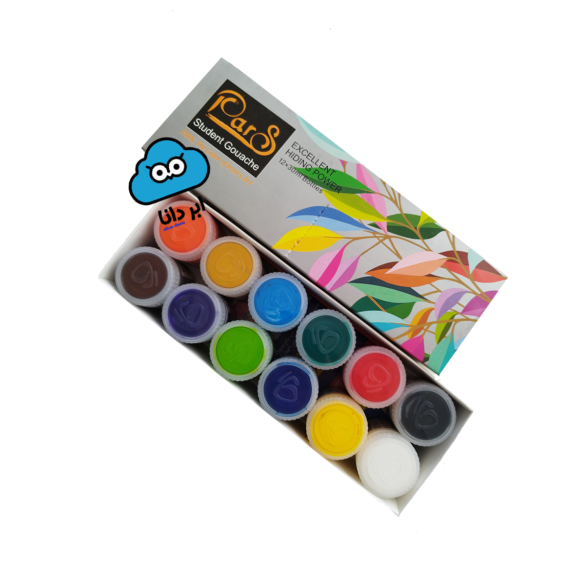 گواش 12 رنگ پارس