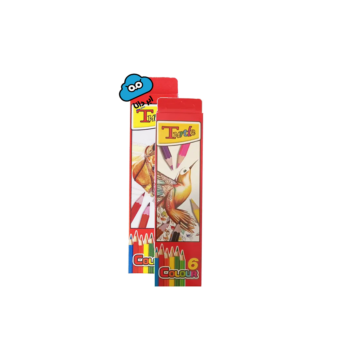 مدادرنگی 6 رنگ لاک پشت کد 8709